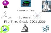 Derek’s One Science File Third Grade 2008-2009. + 1.5 volts Battery - Electrical circuit.