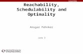 Reachability, Schedulability and Optimality Ansgar Fehnker June 3.