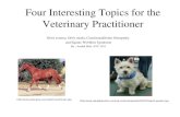 Four Interesting Topics for the Veterinary Practitioner Otitis externa, Otitis media, Craniomandibular Osteopathy and Equine Wobblers Syndrome By : Anabel.