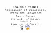 1 Scalable Visual Comparison of Biological Trees and Sequences Tamara Munzner University of British Columbia Department of Computer Science Imager.