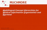 April 19 th,2002 MuchMore Project Review Multilingual Concept Hierarchies for Medical Information Organization and Retrieval MUCHMORE