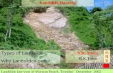 1 N.K. Tovey Н.К.Тови Landslide just west of Maracas Beach, Trinidad December 2002 Types of Landslide Why Landslides occur Landslide Hazards.