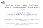 Institute of Transport Research - Berlin-Adlershof 1 Clearing House for Transport Data & Transport Models IASSIST 2003 - Strength in Numbers, Ottawa (Canada)