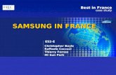 ES2-E Christopher Boyle Raffaele Coccuci Thierry Fornas Mi Sun Park SAMSUNG IN FRANCE Best in France case study.