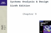 Systems Analysis & Design Sixth Edition Chapter 9.