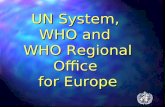 UN System, WHO and WHO Regional Office for Europe.