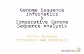 Genome Sequence Informatics & Comparative Genome Sequence Analysis Niclas Jareborg AstraZeneca R&D Södertälje.