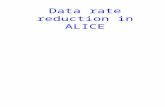 Data rate reduction in ALICE. Data volume and event rate TPC detector data volume = 300 Mbyte/event data rate = 200 Hz front-end electronics DAQ – event.