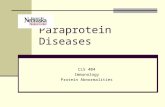 Paraprotein Diseases CLS 404 Immunology Protein Abnormalities.