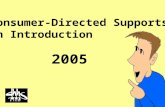 2005 Consumer-Directed Supports: An Introduction.