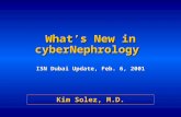 What’s New in cyberNephrology ISN Dubai Update, Feb. 6, 2001 Kim Solez, M.D.