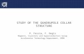 Cable inventory, relative measurements and 1 st mechanical computations STUDY OF THE QUADRUPOLE COLLAR STRUCTURE P. Fessia, F. Regis Magnets, Cryostats.
