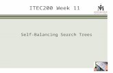ITEC200 Week 11 Self-Balancing Search Trees.  2 Learning Objectives Week 11 (ch 11) To understand the impact that balance has on.