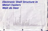 Electronic Shell Structure in Metal Clusters Walt de Heer Electronic Shell Structure in Metal Clusters Walt de Heer.