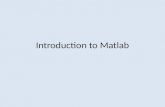 Introduction to Matlab. I use Matlab for: Data analysis Data plotting Image Analysis Also – Simulations (solving odes/pdes/finite element methods) – Minimisations,