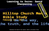 Mastering the Sword of the Spirit, which is the Word of God.