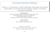 1 Consumer Decision Making-1 Mishra, S., & Olshavsky, R. (2005). Rationality Unbounded: The Internet and Its Effect on Consumer Decision Making. Chapter.