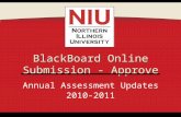 BlackBoard Online Submission - Approve Annual Assessment Updates 2010-2011.
