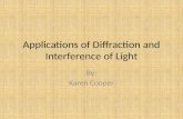 Applications of Diffraction and Interference of Light By: Karen Cooper.