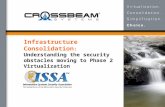 Infrastructure Consolidation : Understanding the security obstacles moving to Phase 2 Virtualization.