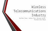 Wireless Telecommunications Industry Matthew Cohen, Andrew Pike, Michael Nolan, Michael Dell’Amico.