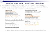 2014-15 SIRS Data Collection Templates Local Educational Agencies (LEAs) are responsible for submitting a complete set of data elements to the SIRS in.
