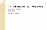“A Diamond is Forever” Jessica Weber CBE 555 Spring 2008.