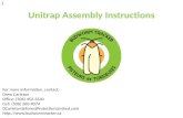 Unitrap Assembly Instructions 1 For more information, contact: Drew Carleton Office: (506) 452-3540 Cell: (506) 260-9074 DCarleton@ForestProtectionLimited.com.