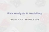 Risk Analysis & Modelling Lecture 6: CAT Models & EVT.