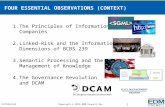 Confidential 1.The Principles of Information Companies 2.Linked-Risk and the Information Dimensions of BCBS 239 3.Semantic Processing and the Management.
