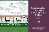 Merchandise Inventory and Cost of Sales PowerPoint Slides to accompany Fundamental Accounting Principles, 14ce Prepared by Joe Pidutti, Durham College.