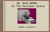 QC And NEMA In The Nuclear Arena Gamma Cameras. Floods – Uniformity Testing Types of floods –Co57 Impregnated plastic Old source vs. the new source –Refillable.