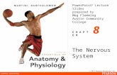 © 2013 Pearson Education, Inc. PowerPoint ® Lecture Slides prepared by Meg Flemming Austin Community College C H A P T E R 8 The Nervous System.