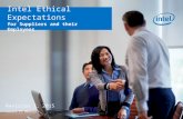 1 Course ID 00016572 Intel Ethical Expectations for Suppliers and their Employees Revision 7, 2015.