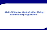1 Multi-Objective Optimization Using Evolutionary Algorithms.