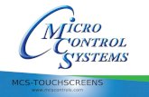 MCS-TOUCHSCREENS . MCS-TOUCH-7 FRONT BACK  NEW FOR 2015  High Resolution (1280 x 800)  LCD Display with LED Backlighting.
