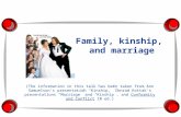 (The information in this talk has been taken from Ann Samuelson’s presentation “Kinship,” Conrad Kottak’s presentations “Marriage” and “Kinship”, and Conformity.