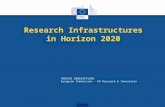 Research Infrastructures in Horizon 2020 INDRIDI BENEDIKTSSON European Commission – DG Research & Innovation.