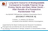 Long-term Outcome of Biodegradable Compared to Durable Polymer Drug- Eluting Stents and Bare Metal Stents – Main Results of a Prospective Randomized Trial.