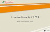 Kverneland Accord i-drill PRO Product Information 2015.