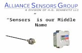 “Sensors” is our Middle Name. ASG Mission Statement Design, manufacture, and market quality sensor products and related electronics to the global marketplace.