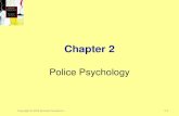 Copyright © 2012 Pearson Canada Inc.1 Chapter 2 Police Psychology 2-1.