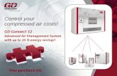 GD Connect 12 Advanced Air Management System with up to 35 % energy savings! Control your compressed air costs!