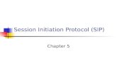 Session Initiation Protocol (SIP) Chapter 5. Internet Telephony 2 Introduction A powerful alternative to H.323 More flexible, simpler Easier to implement.