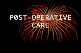 P0ST-OPERATIVE CARE. PHASES IMMEDIATE ( POST-ANAESTHETIC ) PHASE (1) INTERMEDIATE ( HOSPITAL STAY ) PHASE (2) CONVALESCENT ( AFTER DISCHARGE TO FULL RECOVERY.