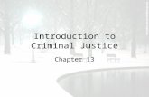 Introduction to Criminal Justice Chapter 13. Prison Life Principle of least eligibility: the least advantaged in outside society should lead a better.