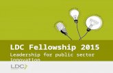 LDC Fellowship 2015 Leadership for public sector innovation 1.
