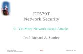 EE579T/9 #1 Spring 2001 © 2000, 2001, Richard A. Stanley WPI EE579T Network Security 9: Yet More Network-Based Attacks Prof. Richard A. Stanley.
