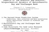 Aspects of the physical and physical-biogeochemical dynamics of Massachusetts Bay and Stellwagen Bank Pierre F.J. Lermusiaux Division of Engineering and.