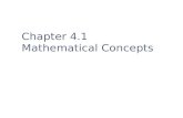 Chapter 4.1 Mathematical Concepts. 2 Applied Trigonometry Trigonometric functions Defined using right triangle  x y h.